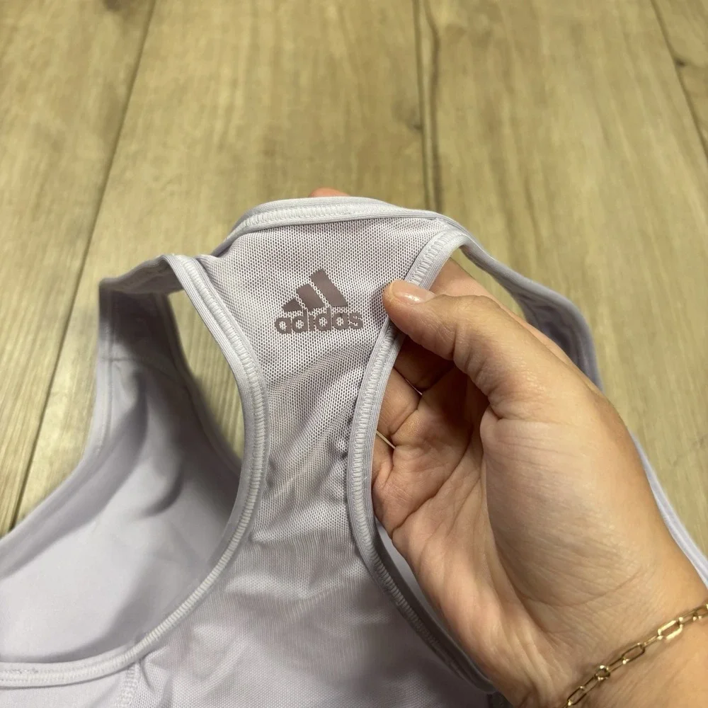 Adidas‎ Purple Logo XSmall Don't Rest Sports Bra Racerback Pullover